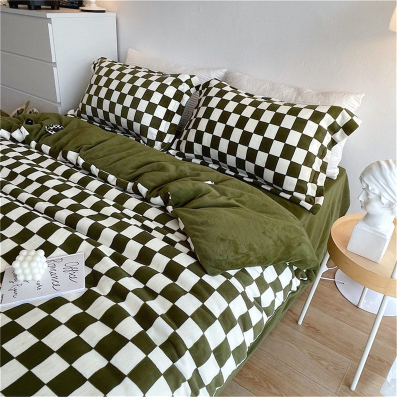 Checkerboard Bedding Set