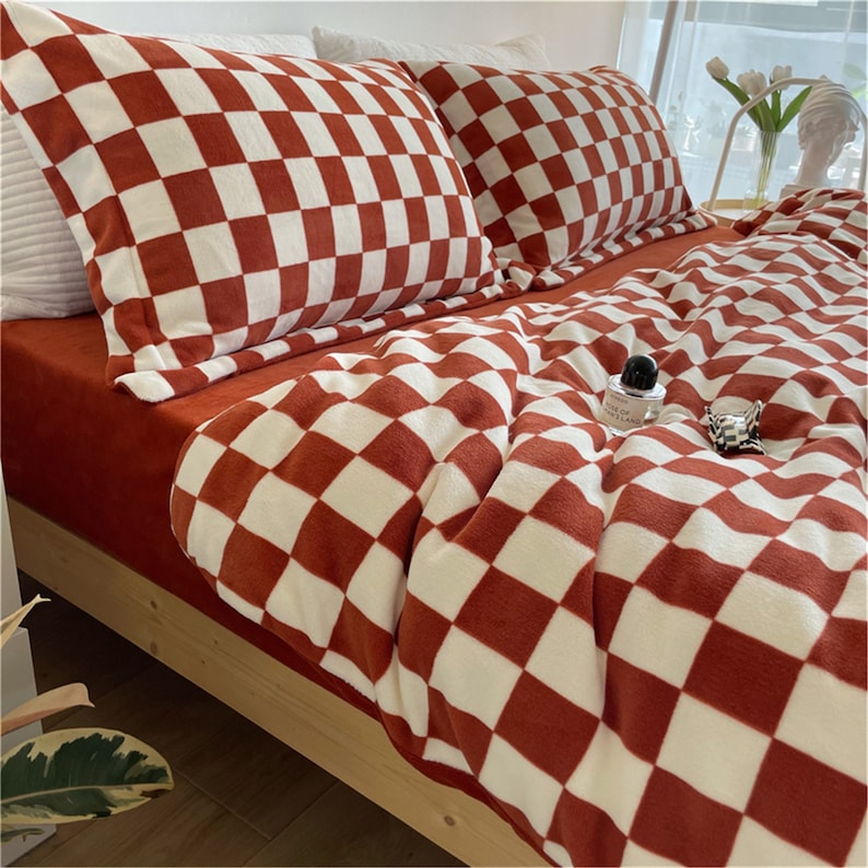 Checkerboard Bedding Set