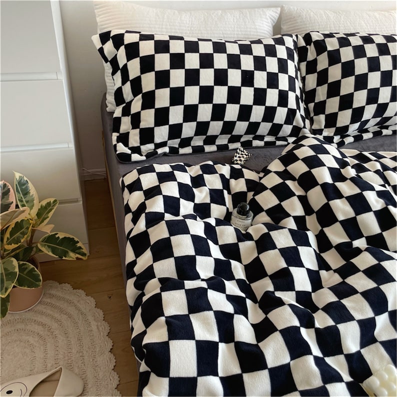 Checkerboard Bedding Set