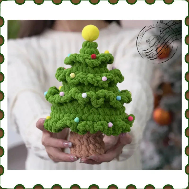 Christmas Tree Crochet Pattern DIY Kit with Tutorials