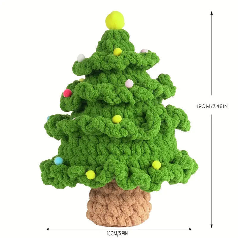 Christmas Tree Crochet Pattern DIY Kit with Tutorials