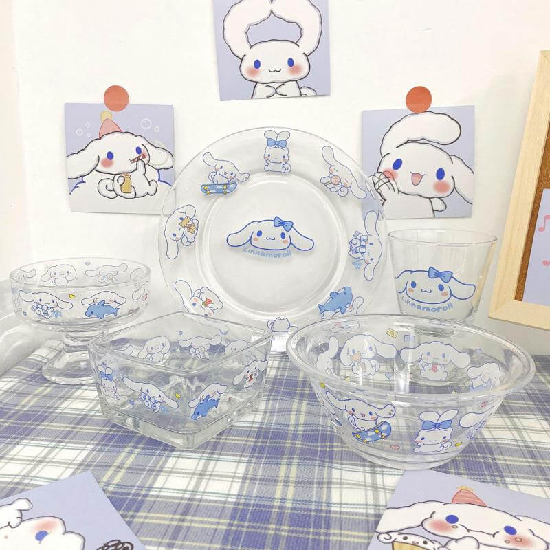 Cinnamoroll Glass Tableware Set