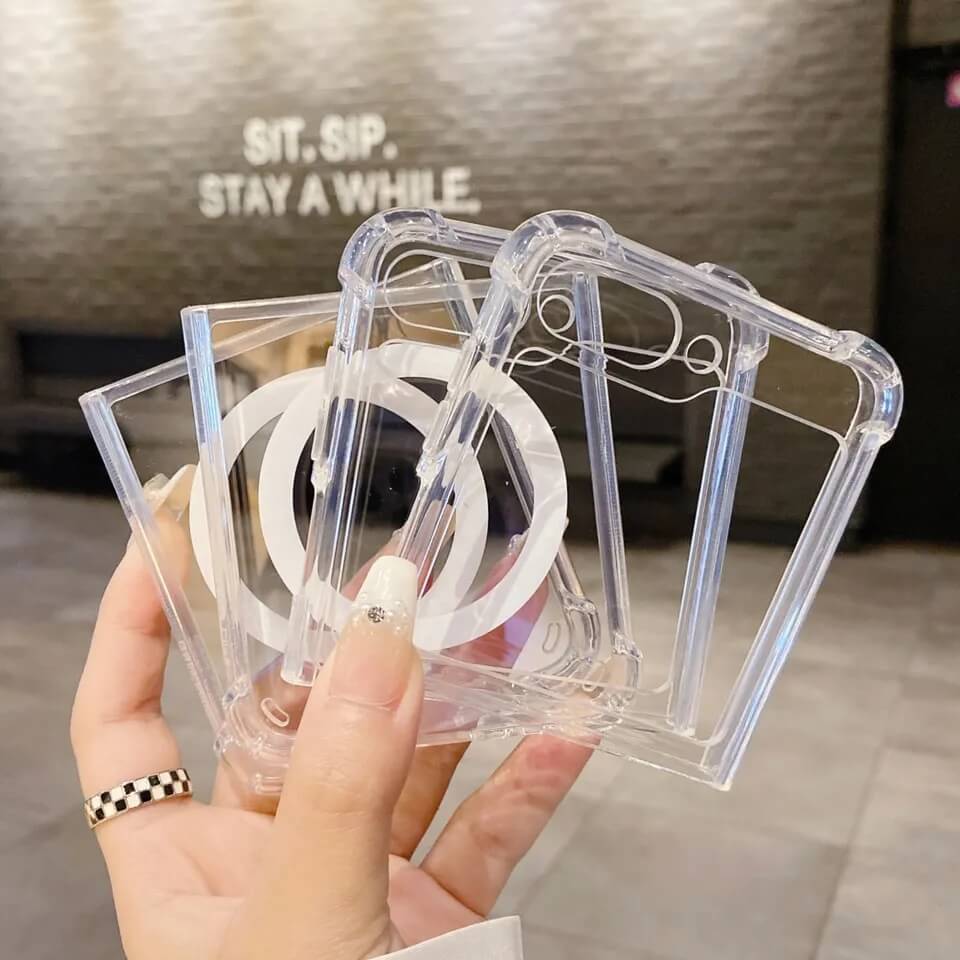 Clear Z Flip 5 Magsafe Case