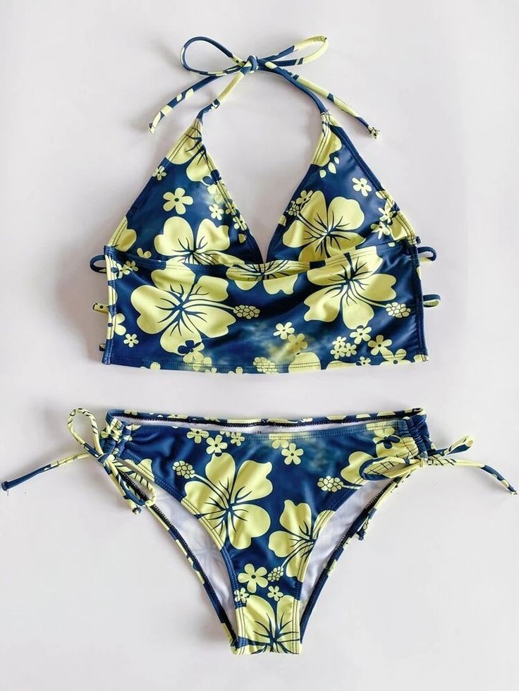 Coconut Girl Floral Bikini Swimsuit