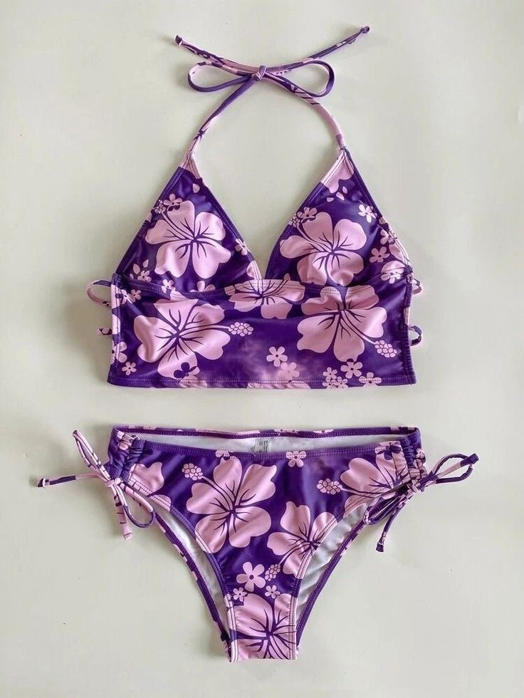 Coconut Girl Floral Bikini Swimsuit