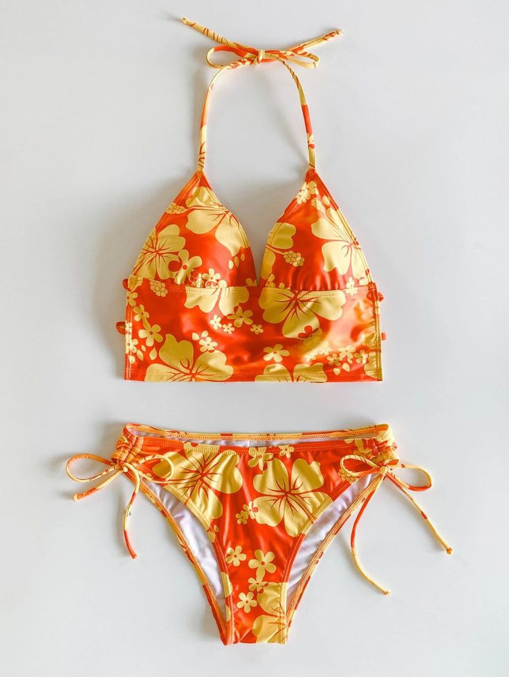 Coconut Girl Floral Bikini Swimsuit