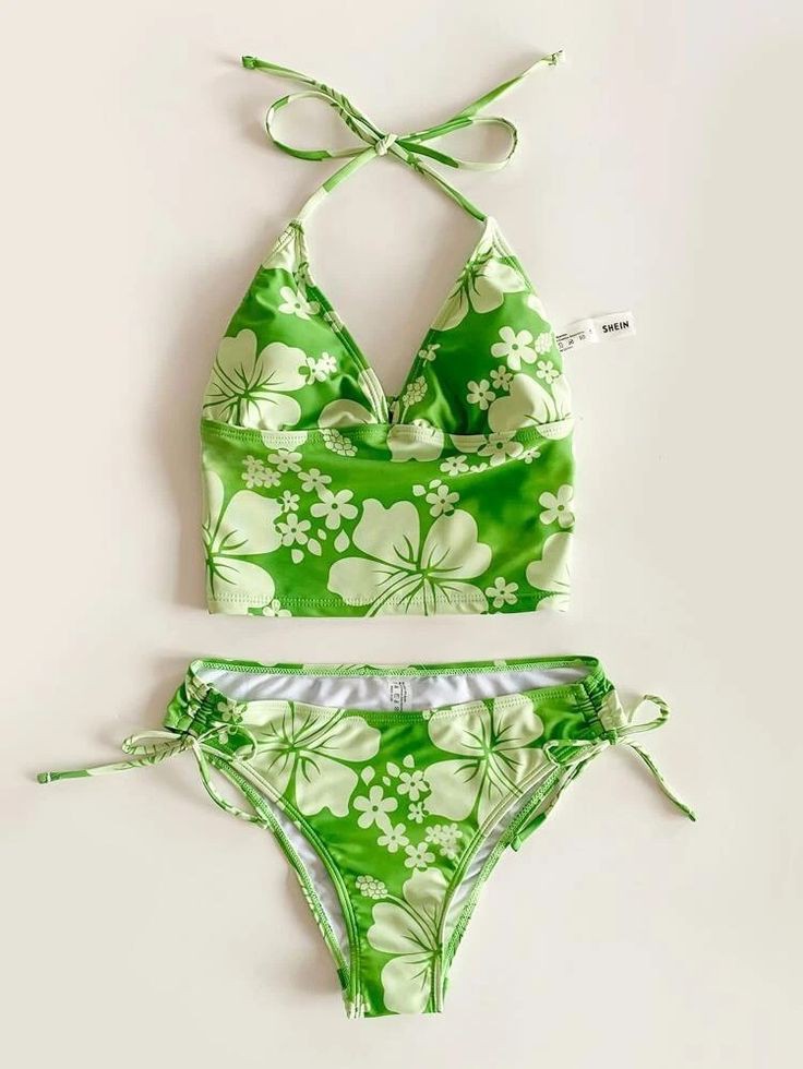 Coconut Girl Floral Bikini Swimsuit