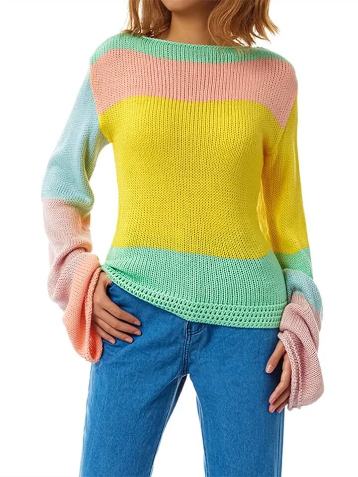 Colorful Knitted Sweaters