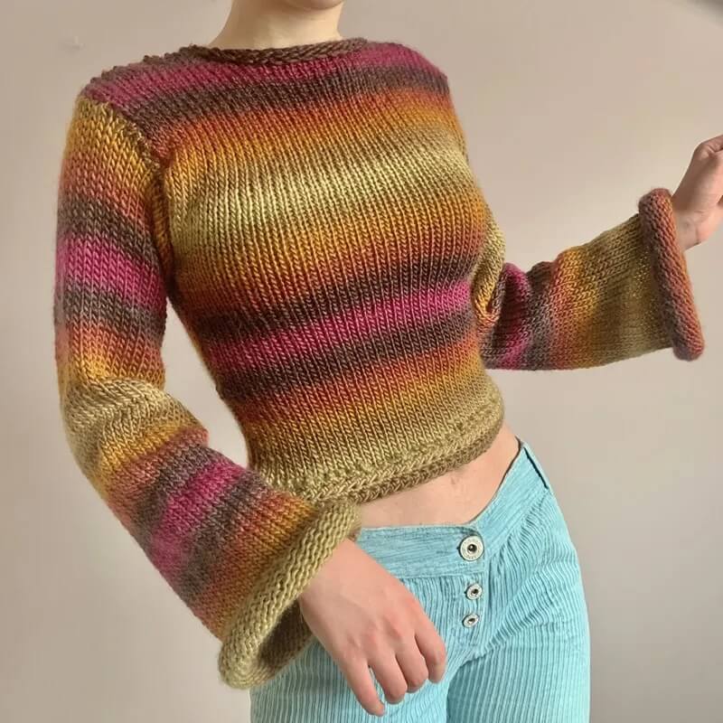 Colorful Knitted Sweaters