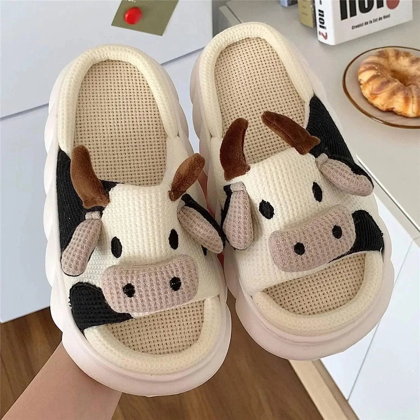 Cow Slippers