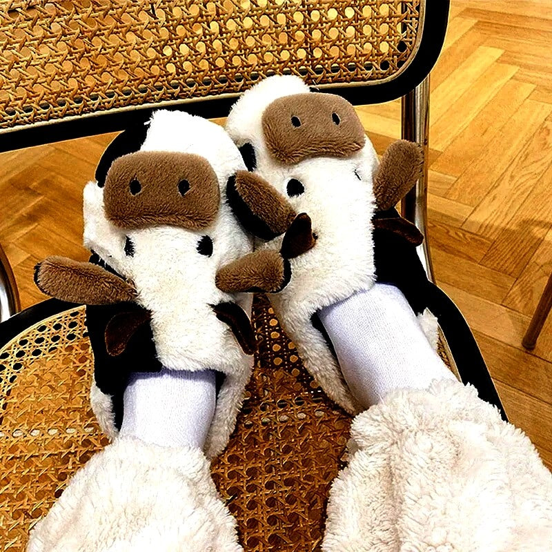 Cow Slippers