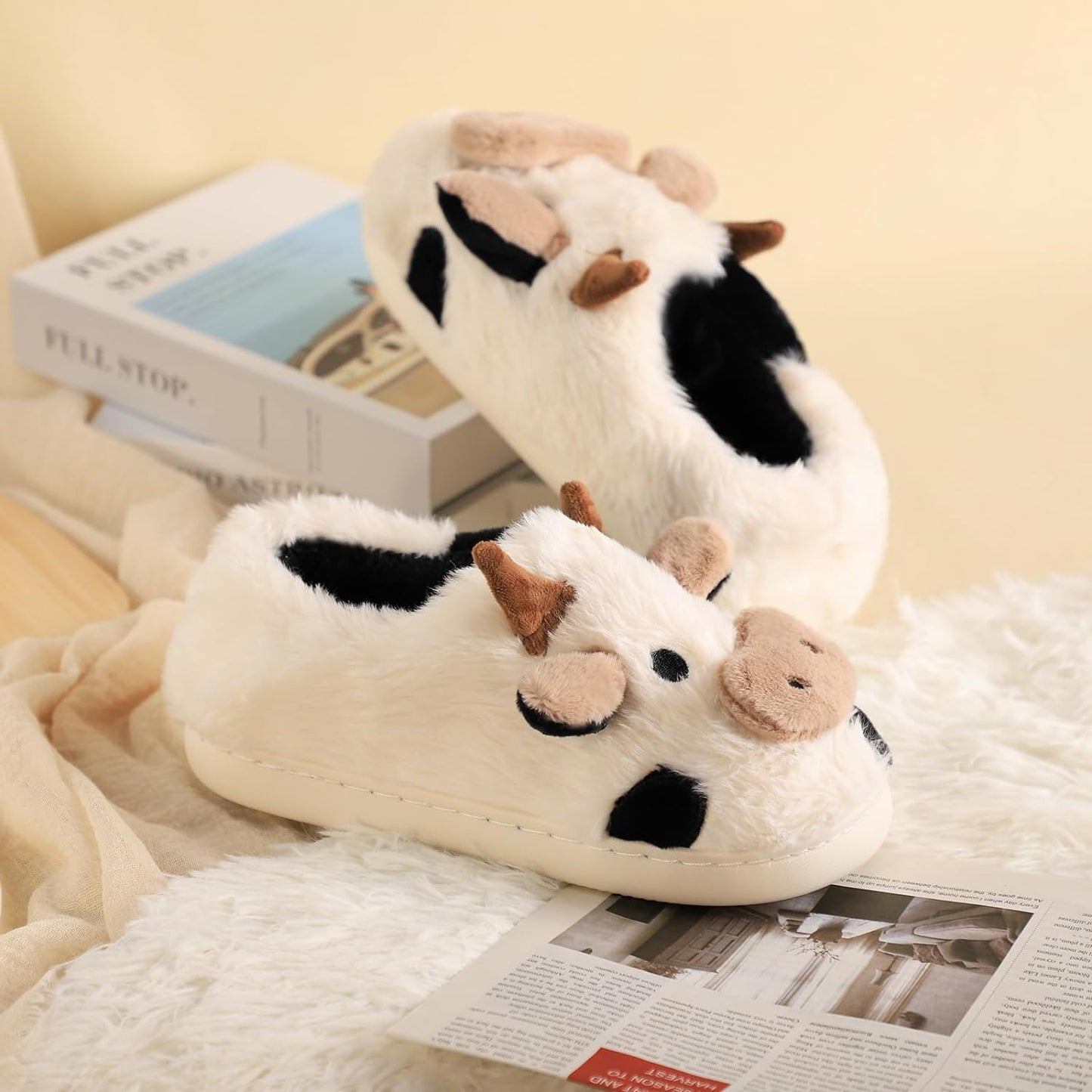 Cow Slippers