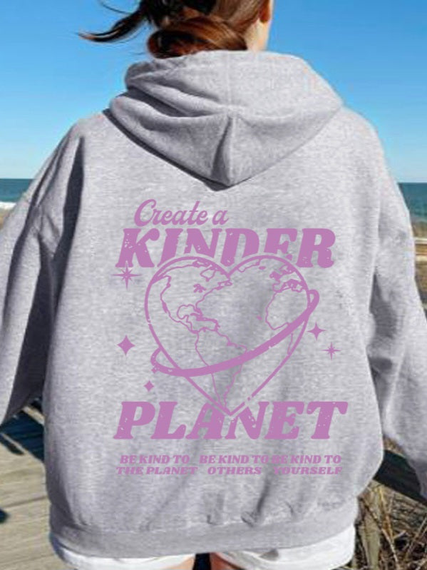 'Create A Kinder Planet' Hoodie