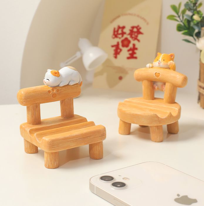 Cute Animals Chair Phone Stand