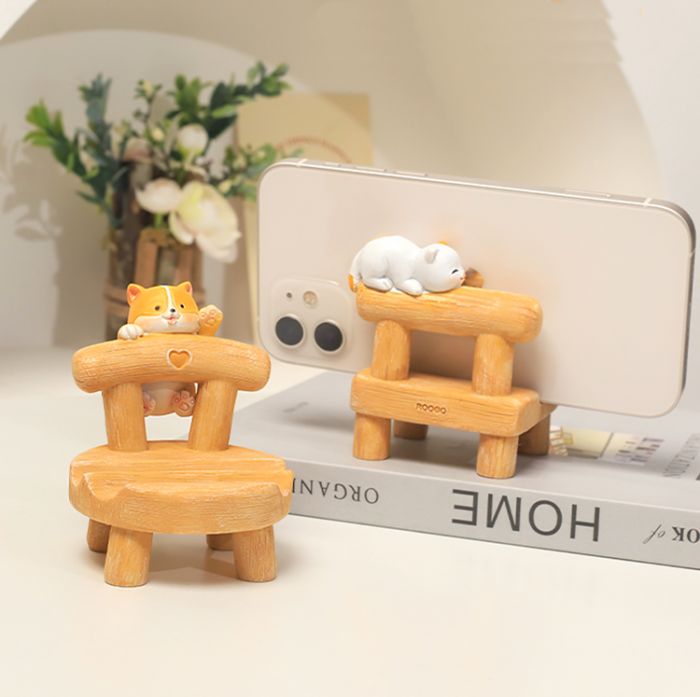 Cute Animals Chair Phone Stand