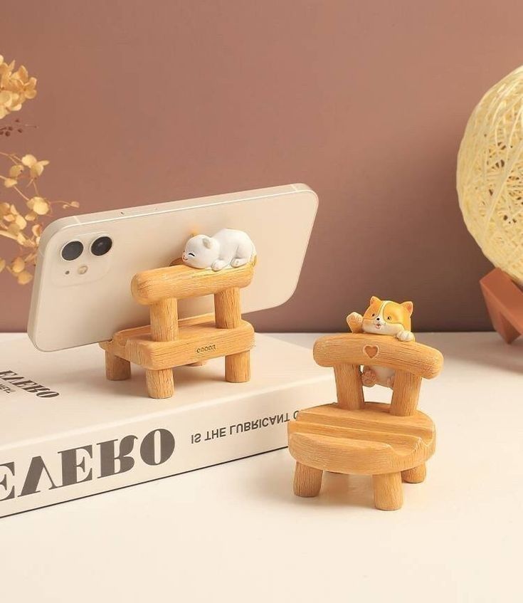 Cute Animals Chair Phone Stand