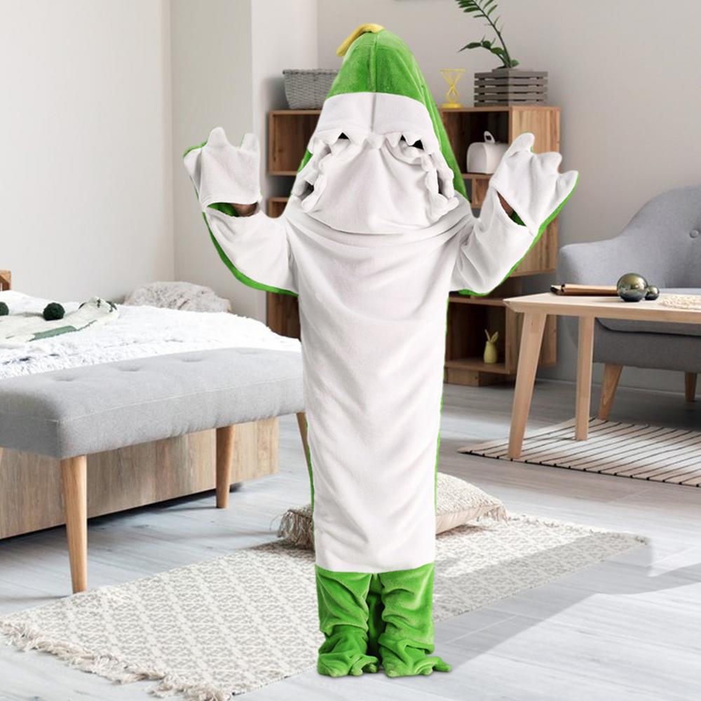 Dinosaur Hooded Blanket