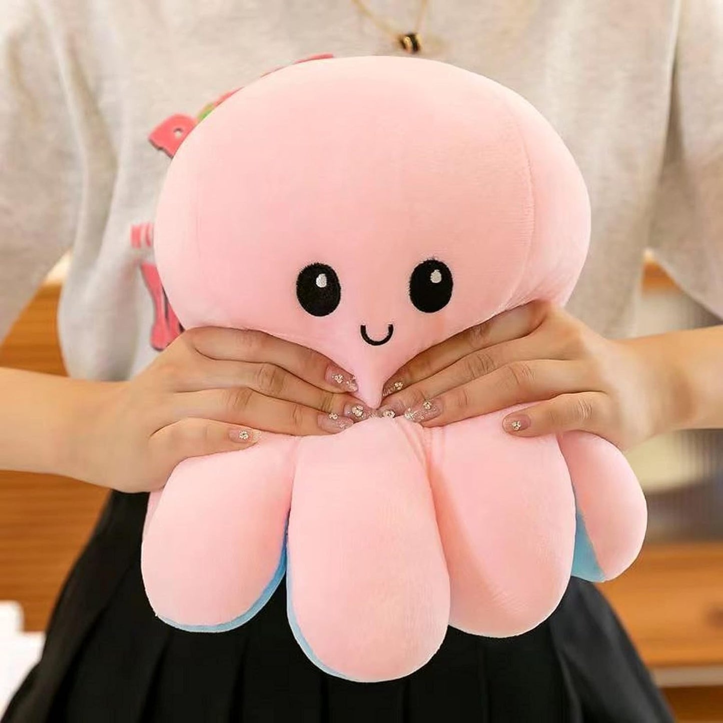 Double Sided Octopus Plush