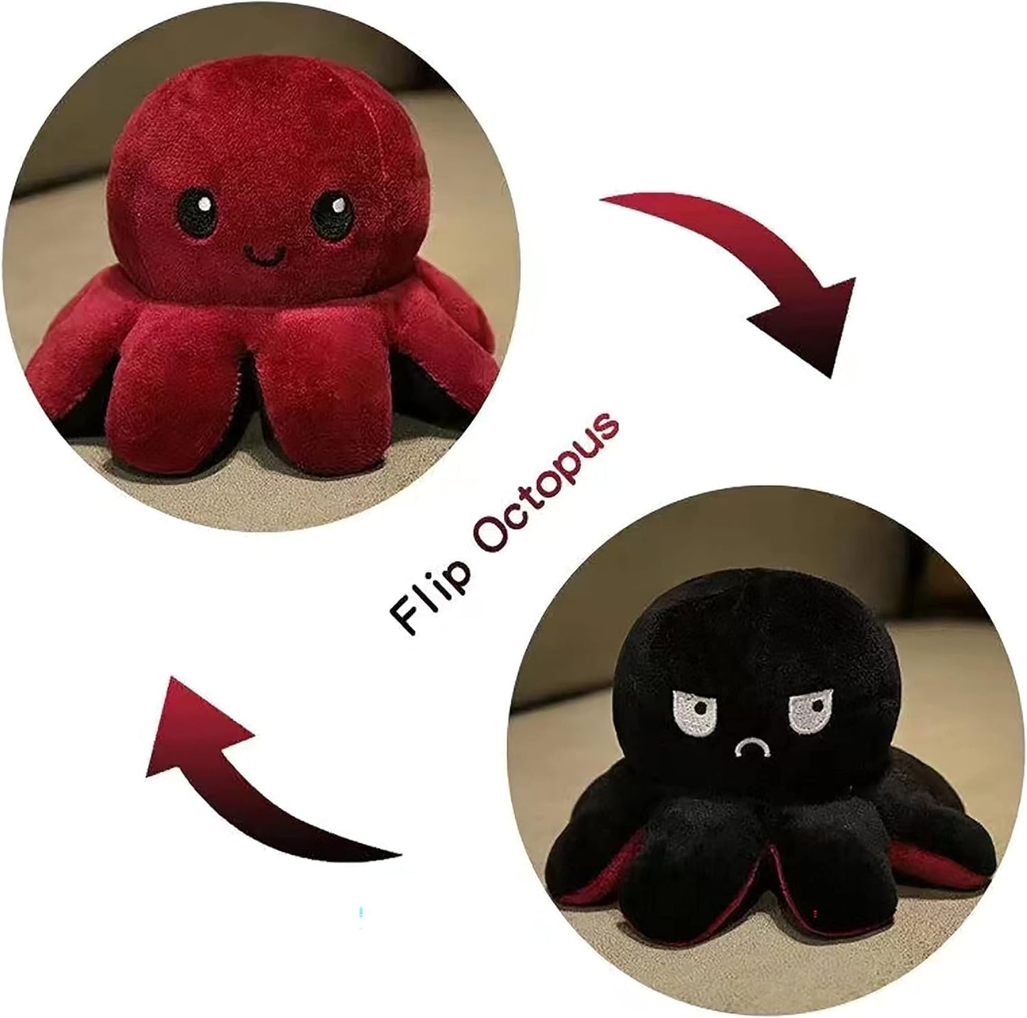 Double Sided Octopus Plush