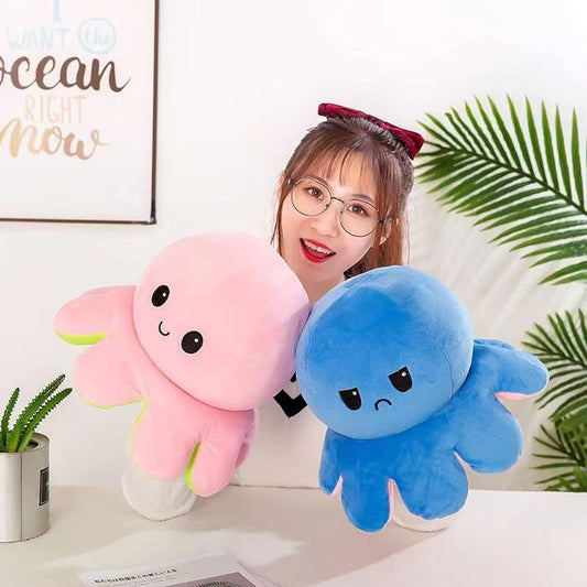 Double Sided Octopus Plush