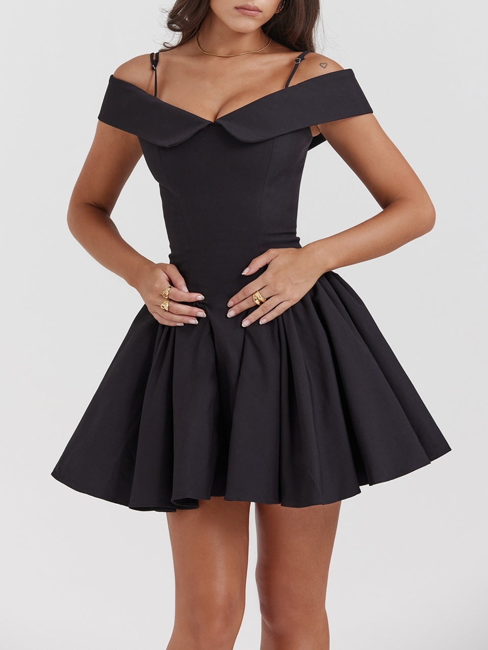 Elida Off Shoulder Mini Dress