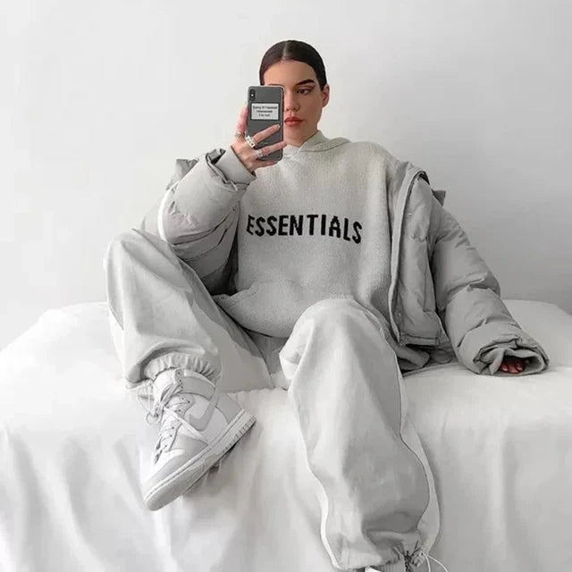 Essentials Knit Hoodie