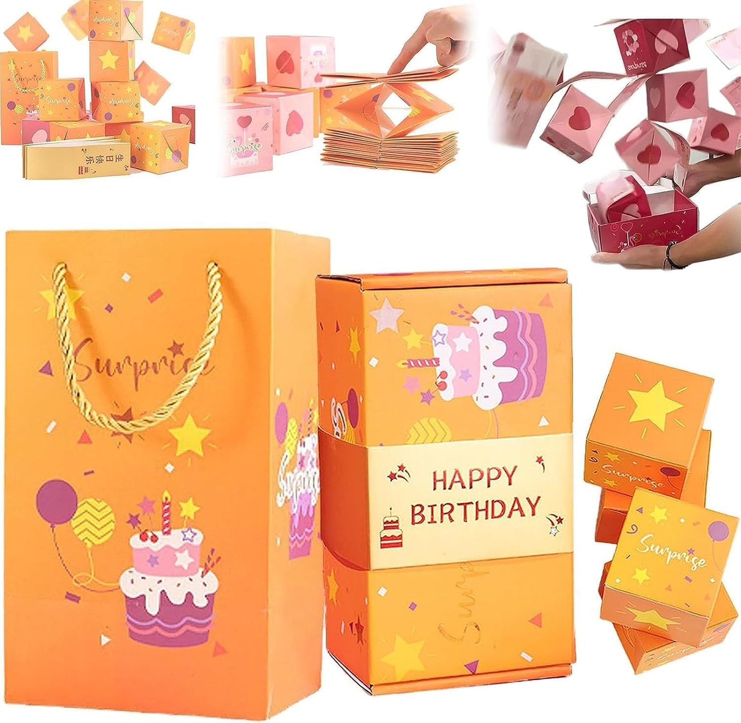 Exploding Folding Cards Surprise Gift Box