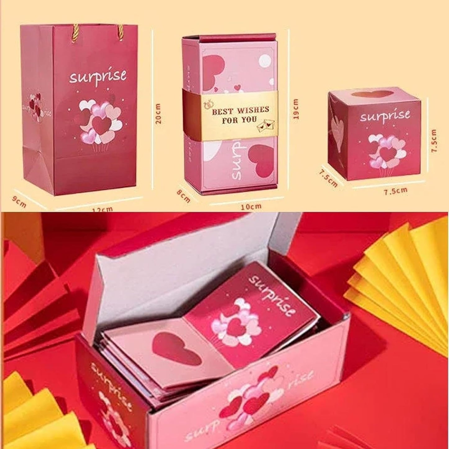 Exploding Folding Cards Surprise Gift Box