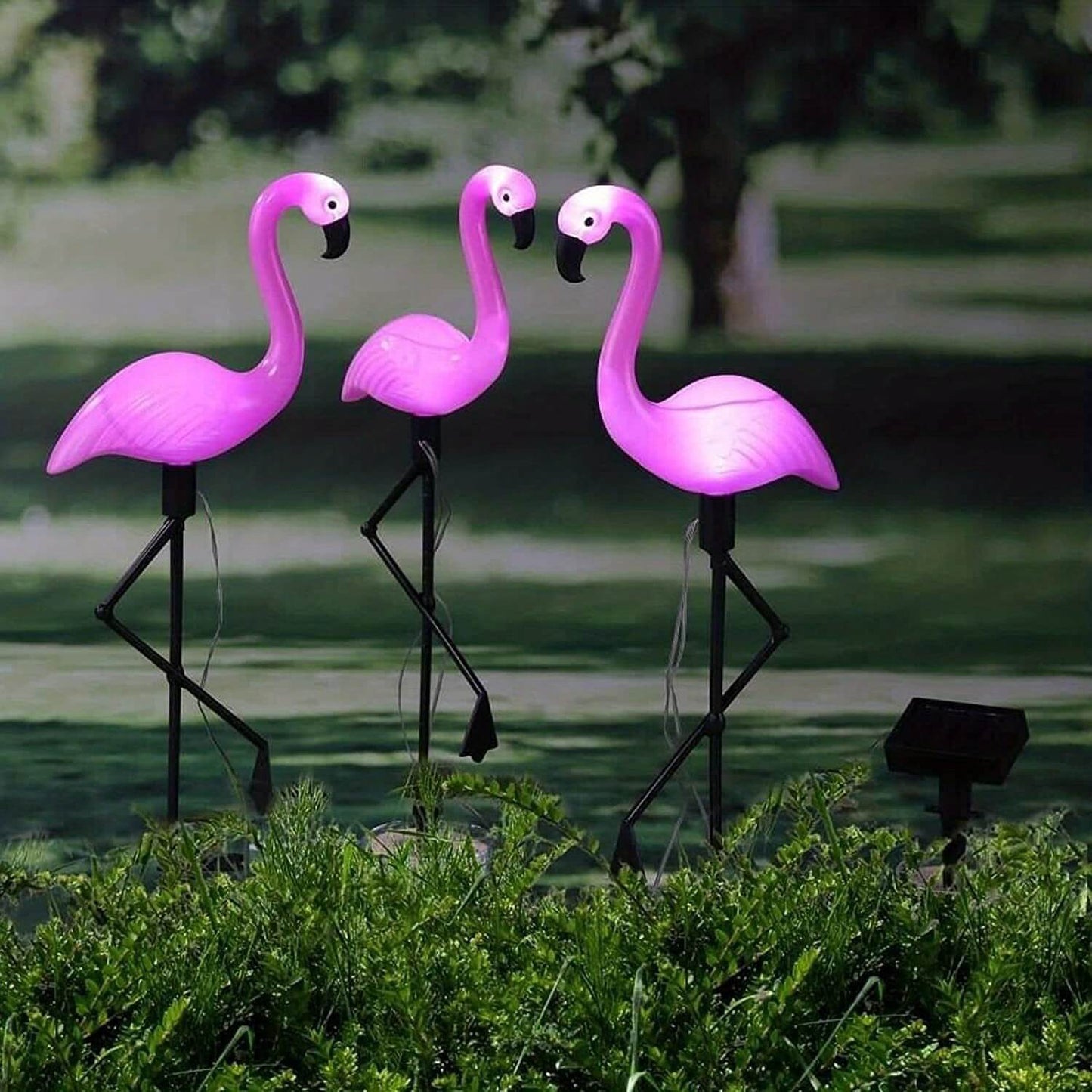 Flamingo LED Solar Stake Lights