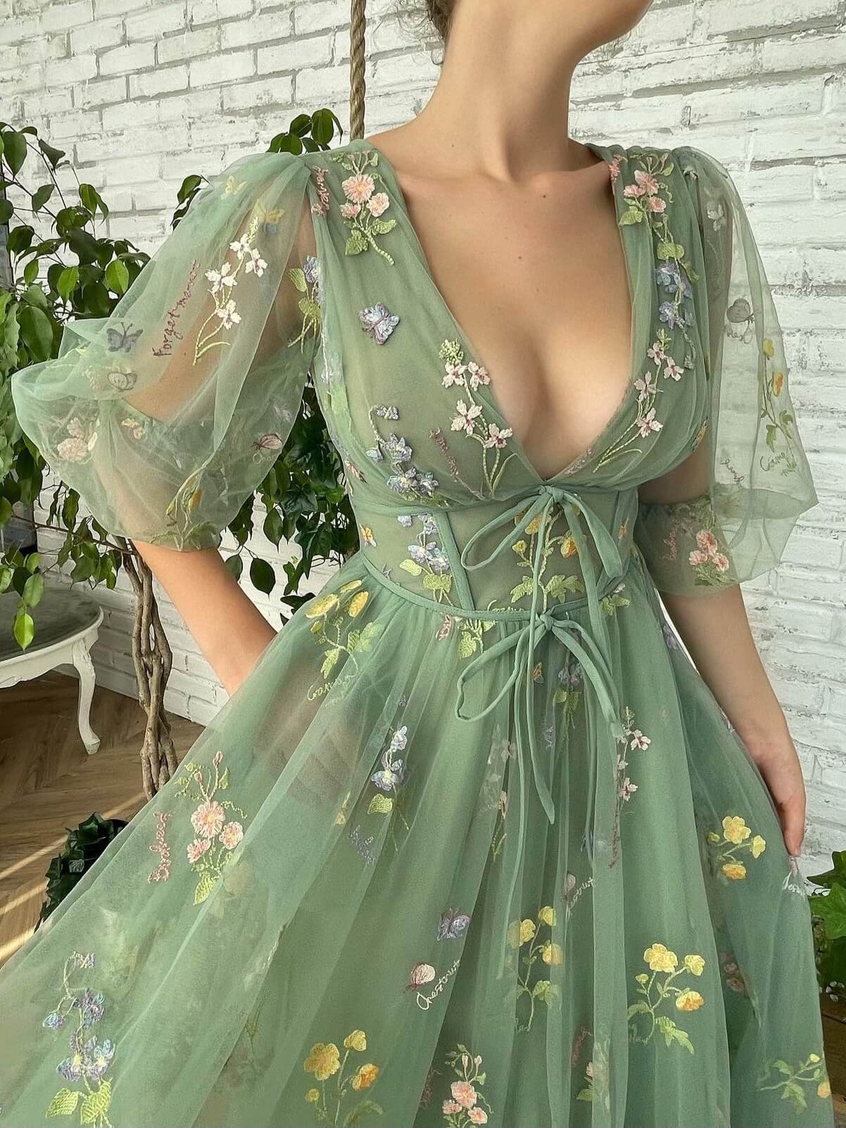 Flourishing Meadow Midi Dress