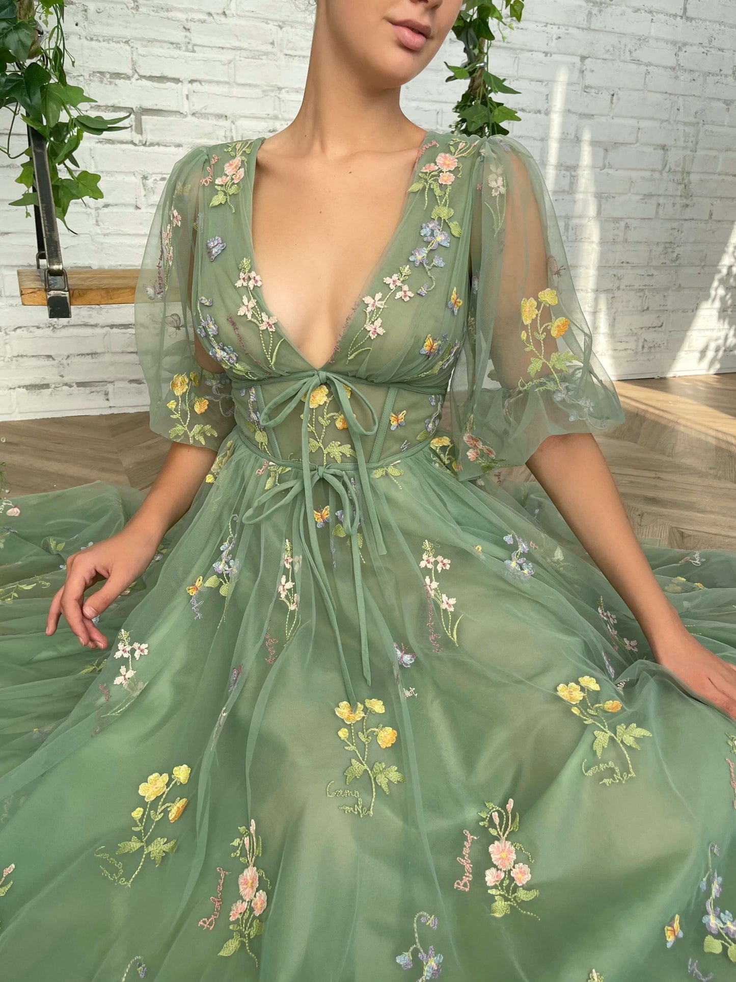 Flourishing Meadow Midi Dress