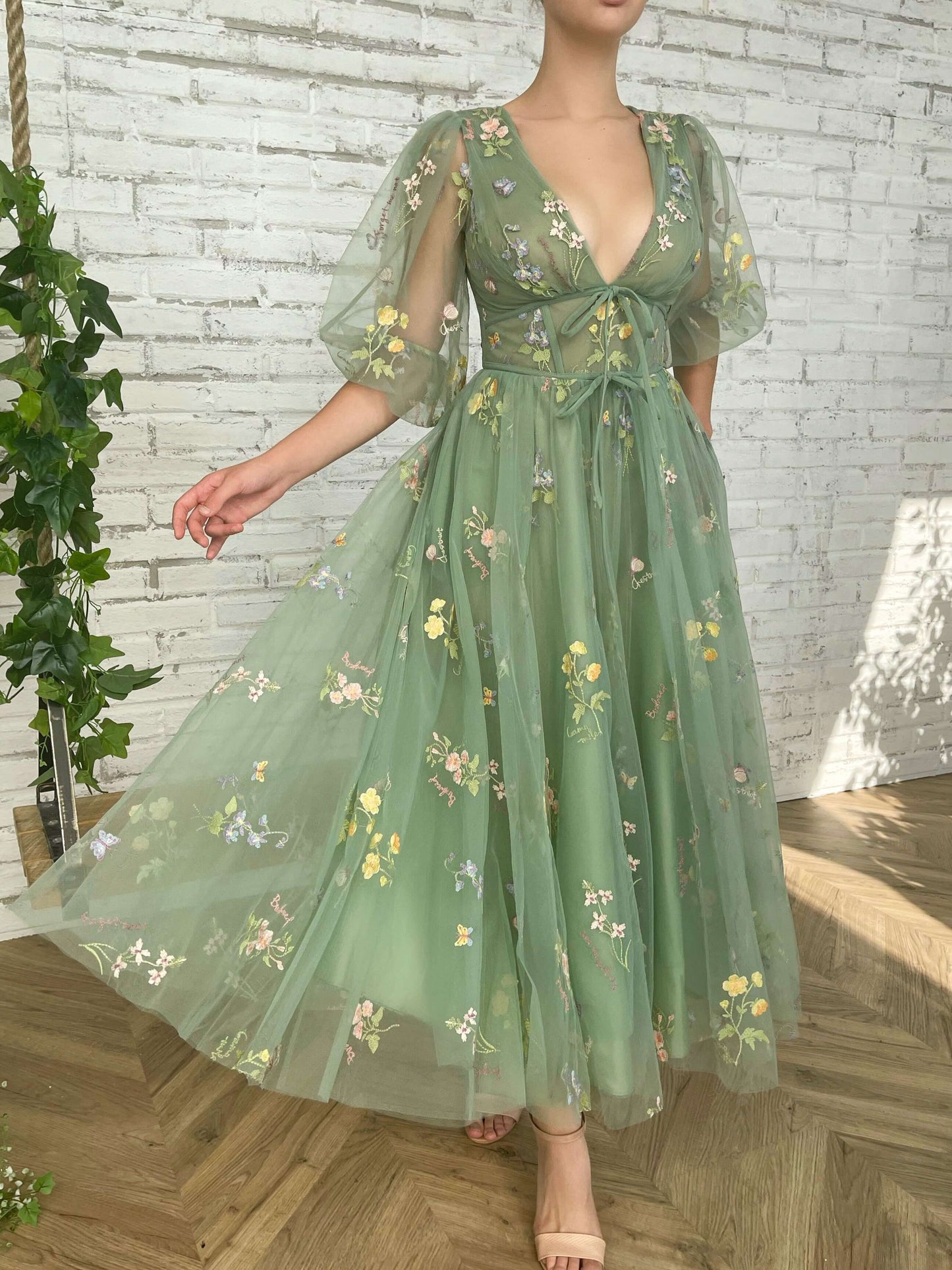 Flourishing Meadow Midi Dress