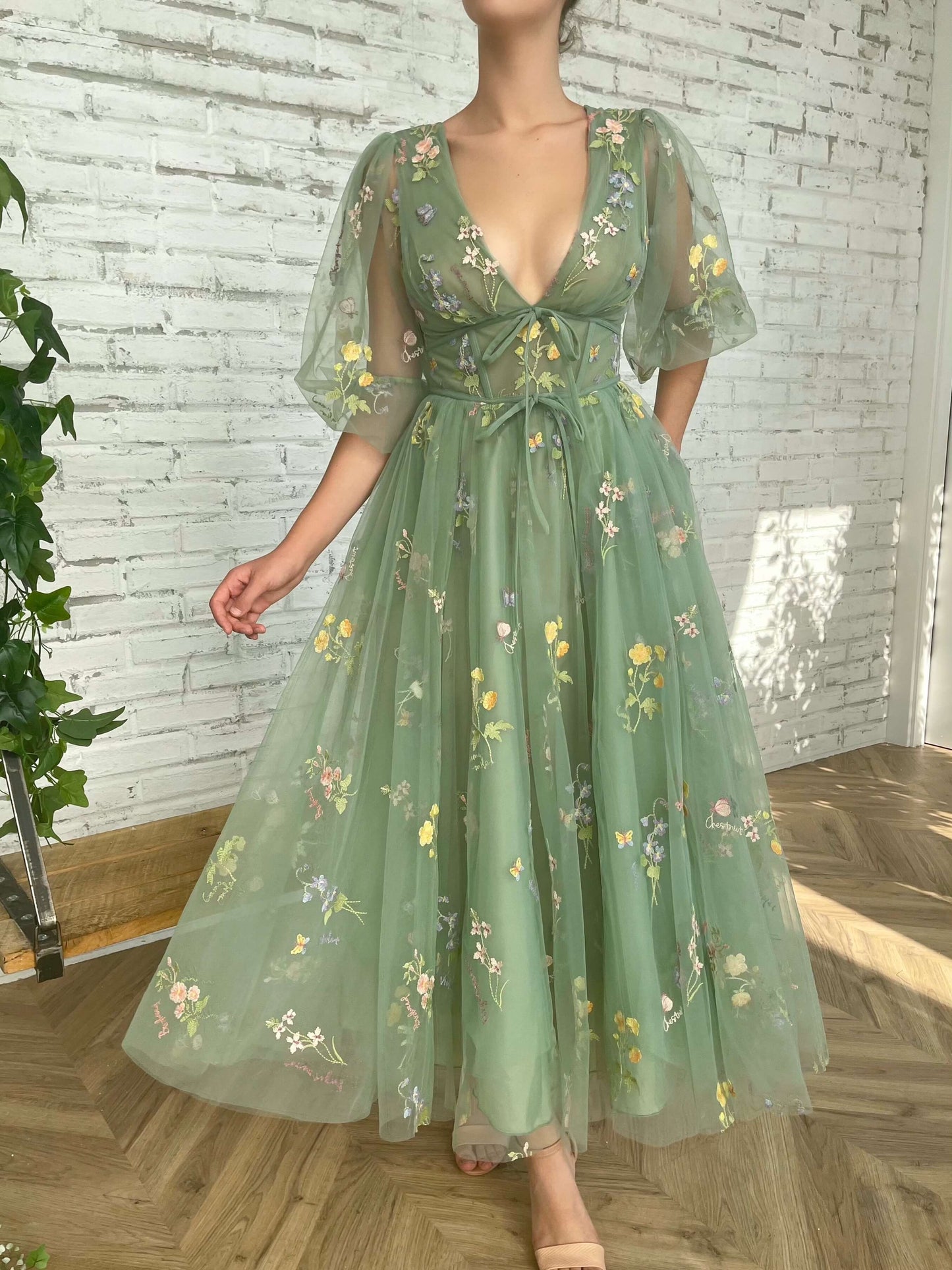 Flourishing Meadow Midi Dress