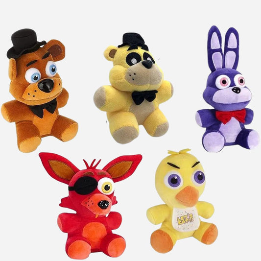 FNAF movie Plushies Freddy Bonnie Chica Foxy