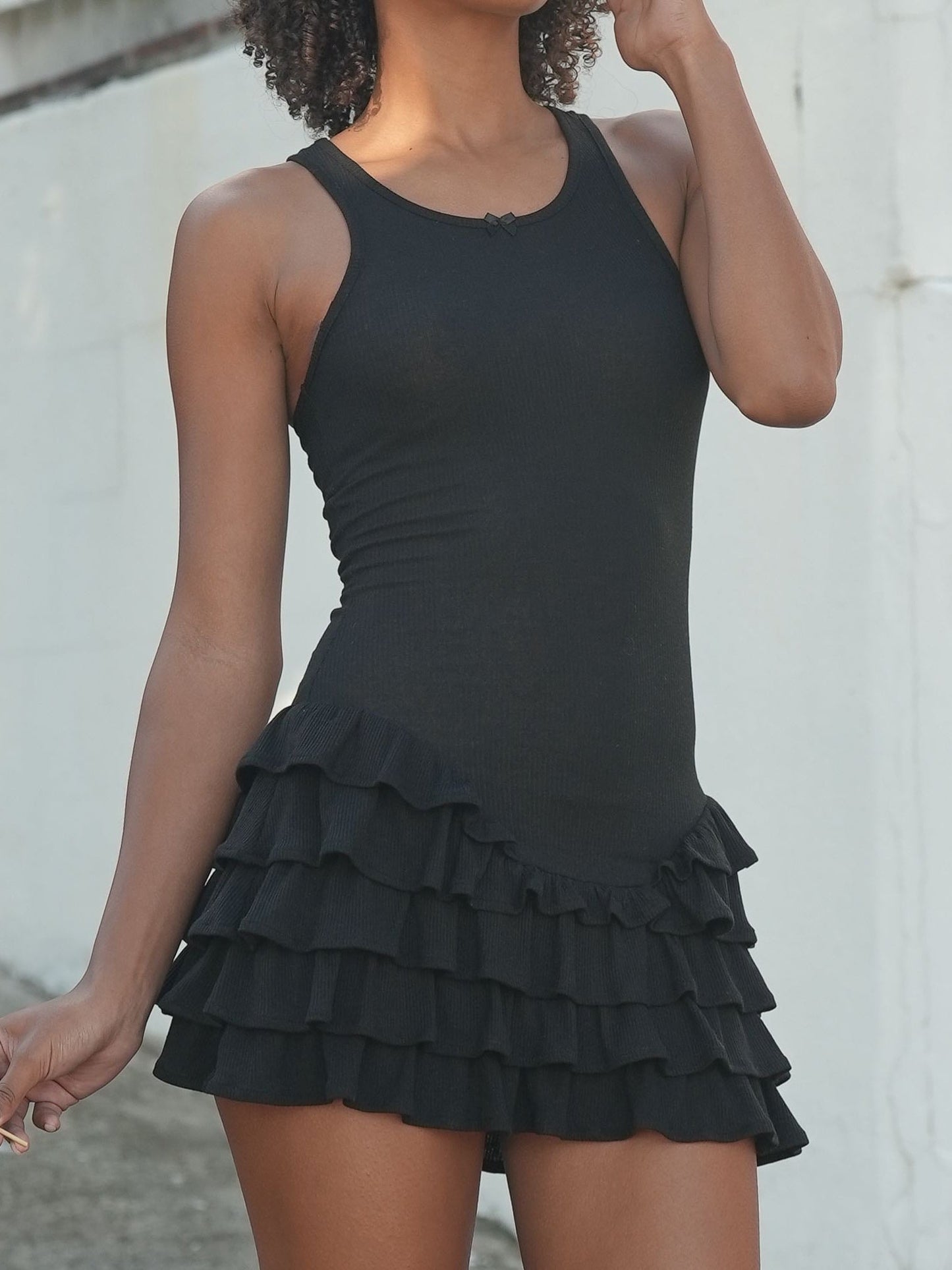 Frill Tank Dress