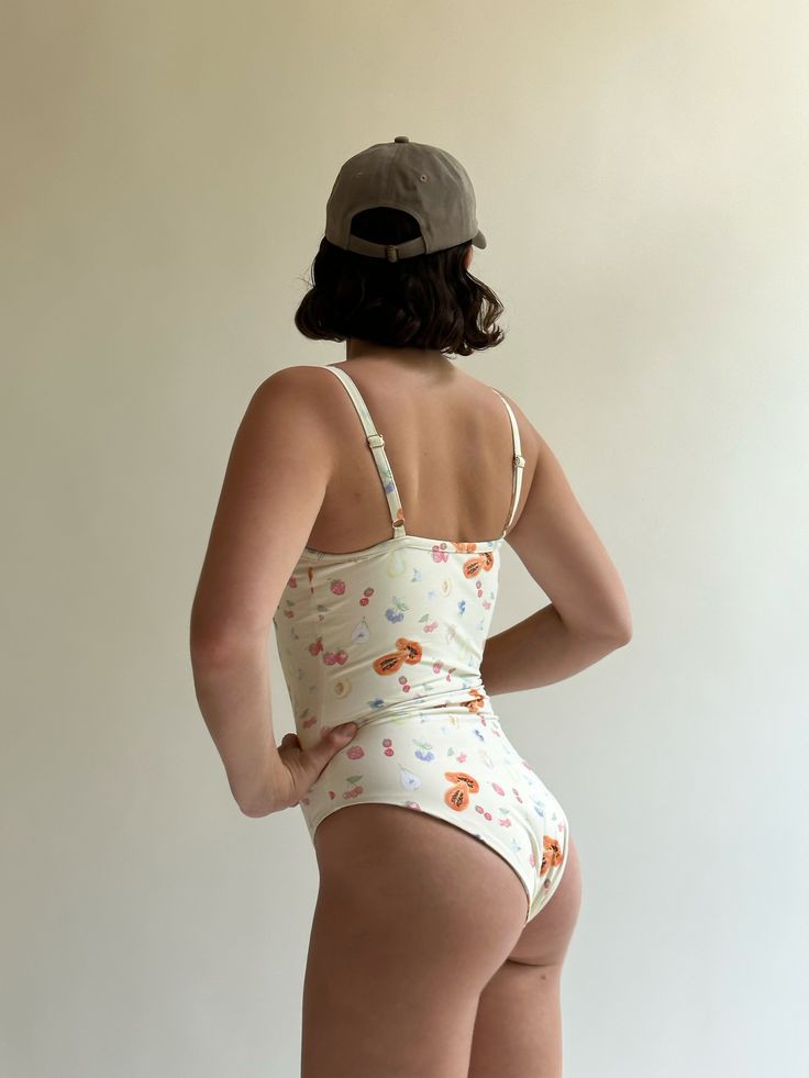 Fruit Print Daily Swimsuit