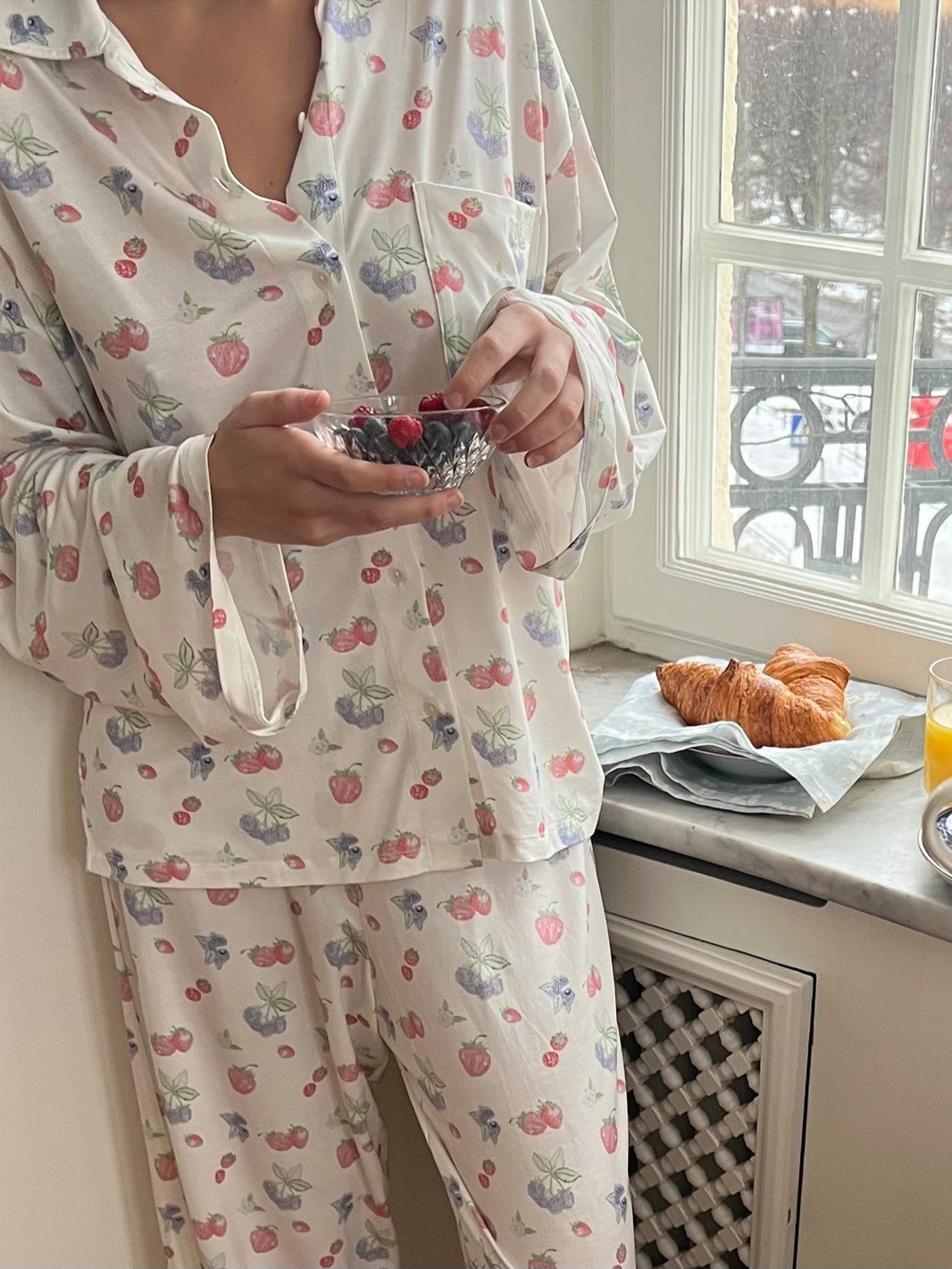 Go Slow Summer Berries Pajama Set