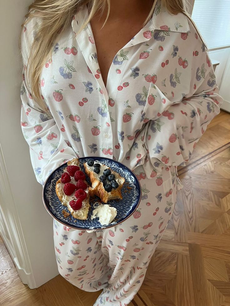 Go Slow Summer Berries Pajama Set