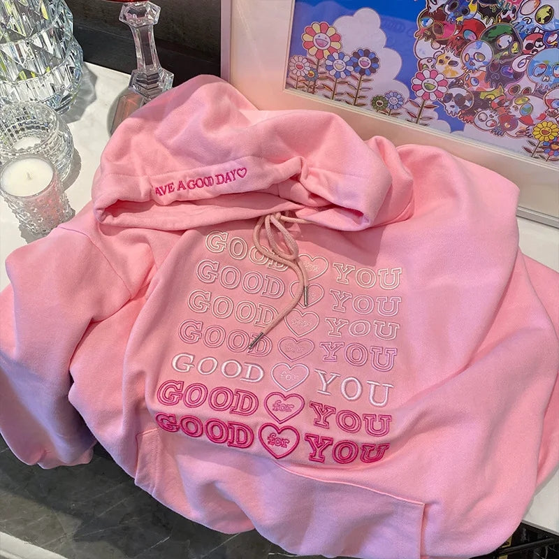 Good for You Heart Hoodie