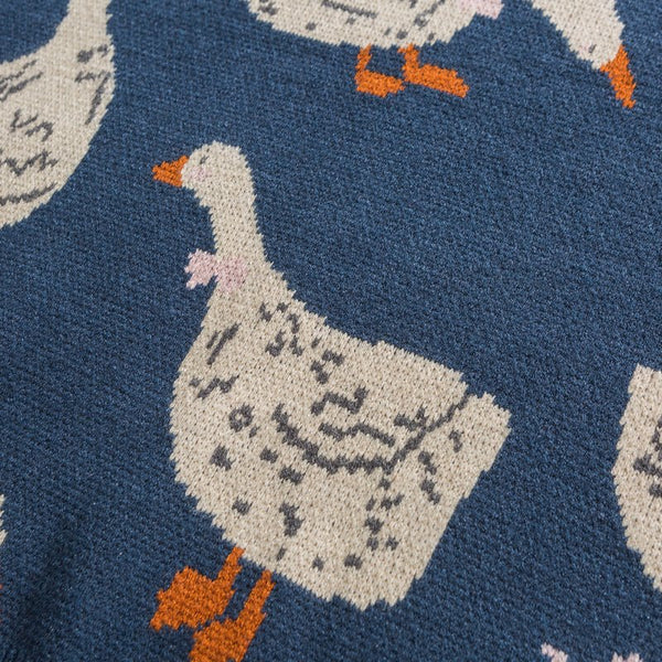 Goose Print Sweater