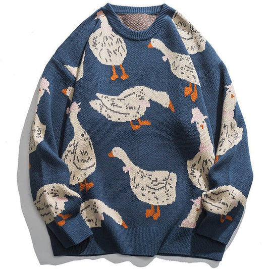 Goose Print Sweater