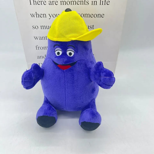 Grimace Plush with Yellow Cap