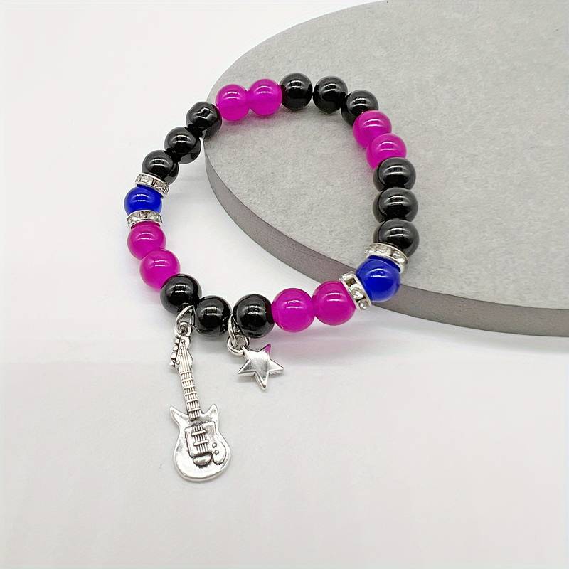 Guitar Star Beaded BFF Bracelets