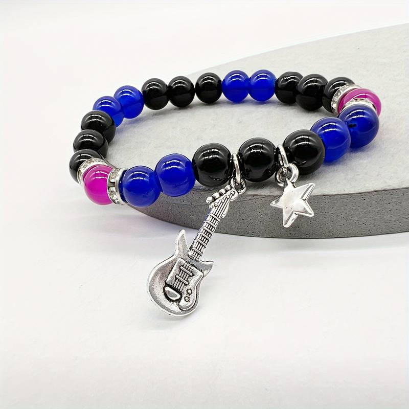 Guitar Star Beaded BFF Bracelets