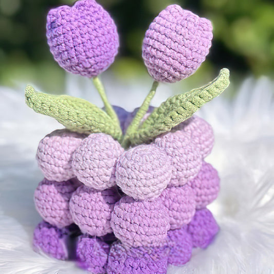 Handmade Knitted Flowers