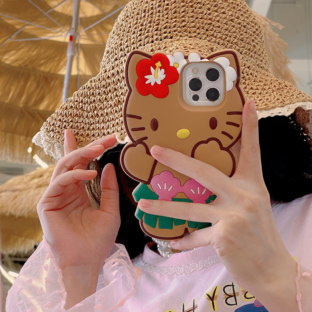 'Hawaii' Dance Hello Kitty iPhone Case