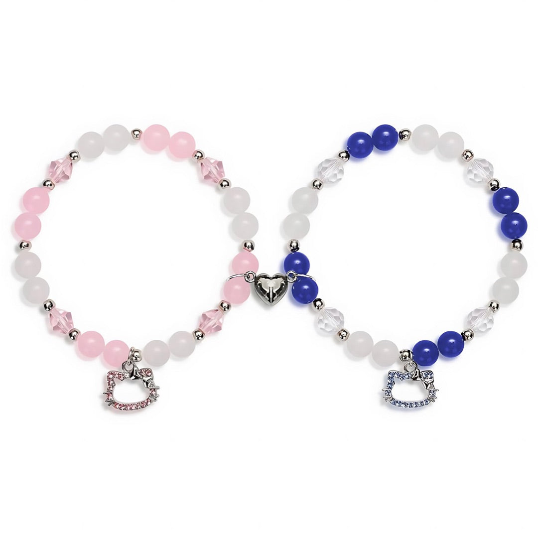 Hello Kitty Beaded Magnetic BFF Bracelets