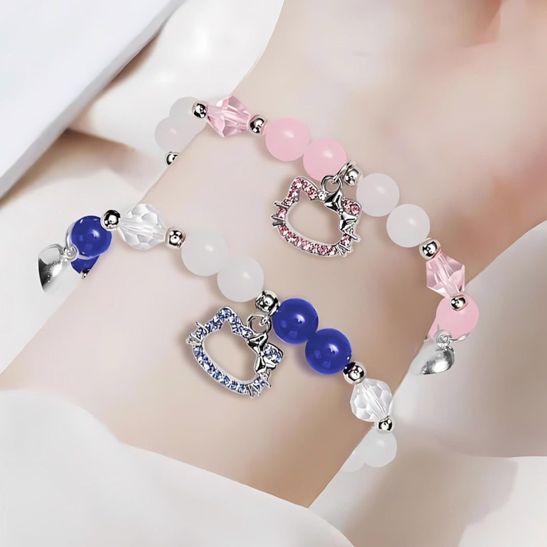 Hello Kitty Beaded Magnetic BFF Bracelets