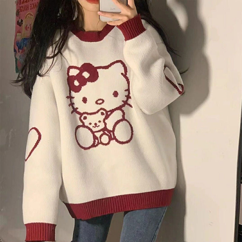 Hello Kitty Loose Sweater