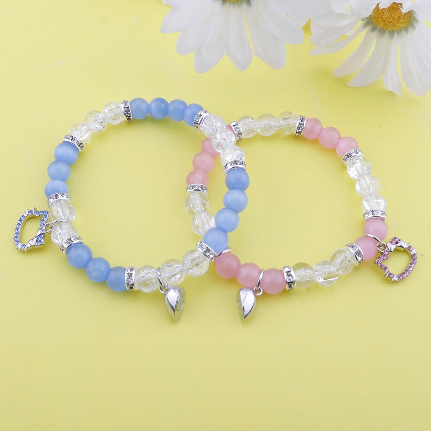 Hello Kitty Magnetic Beaded Friendship Bracelets